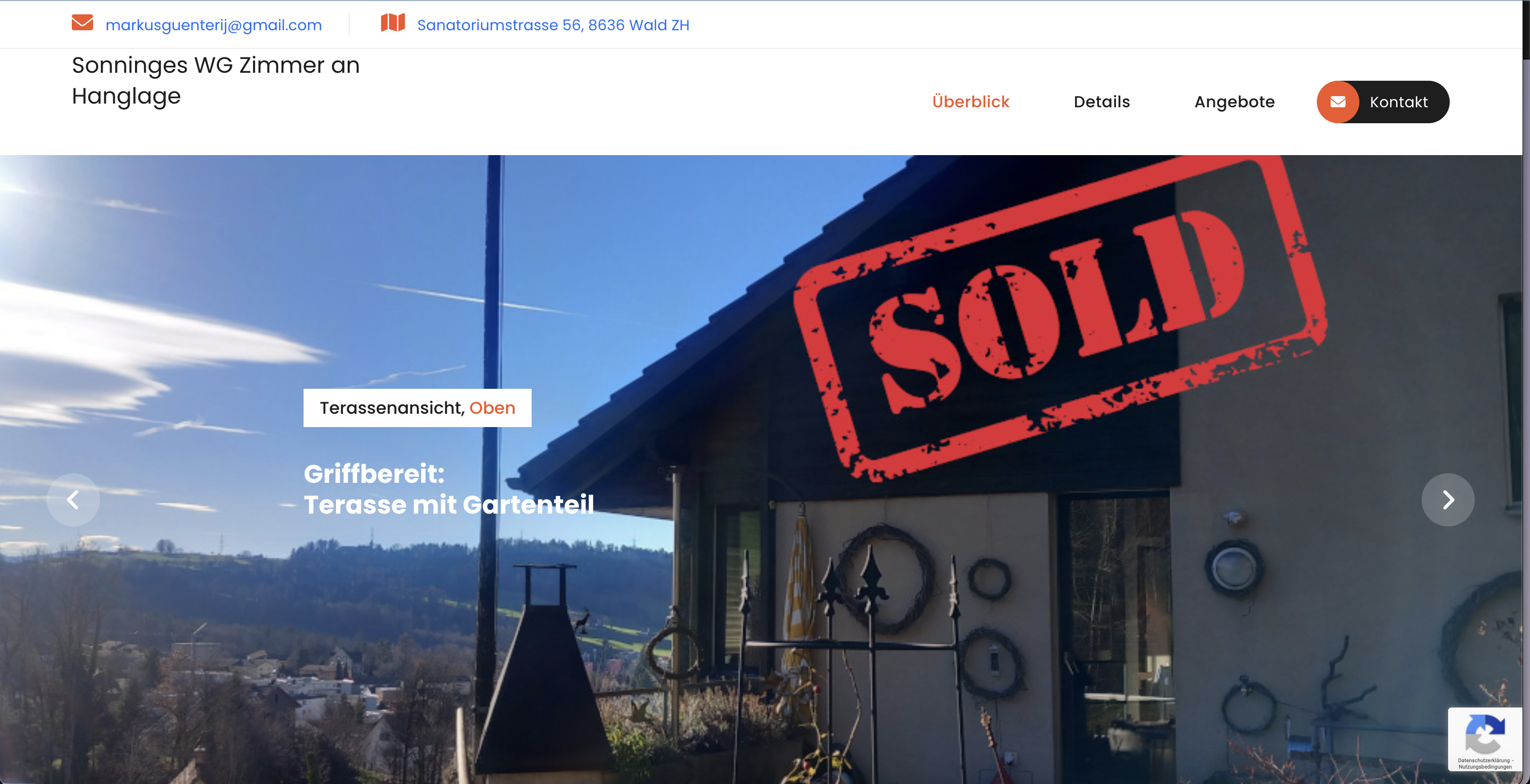 Main view of the property